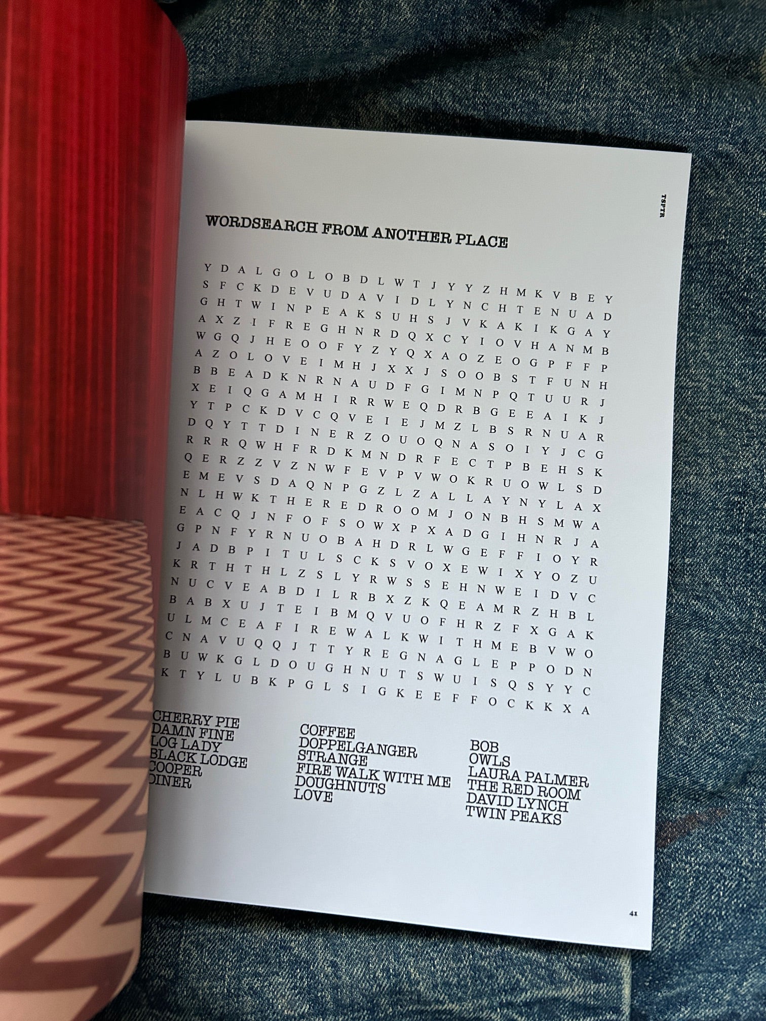 TSPTR JOURNAL presents TWIN PEAKS