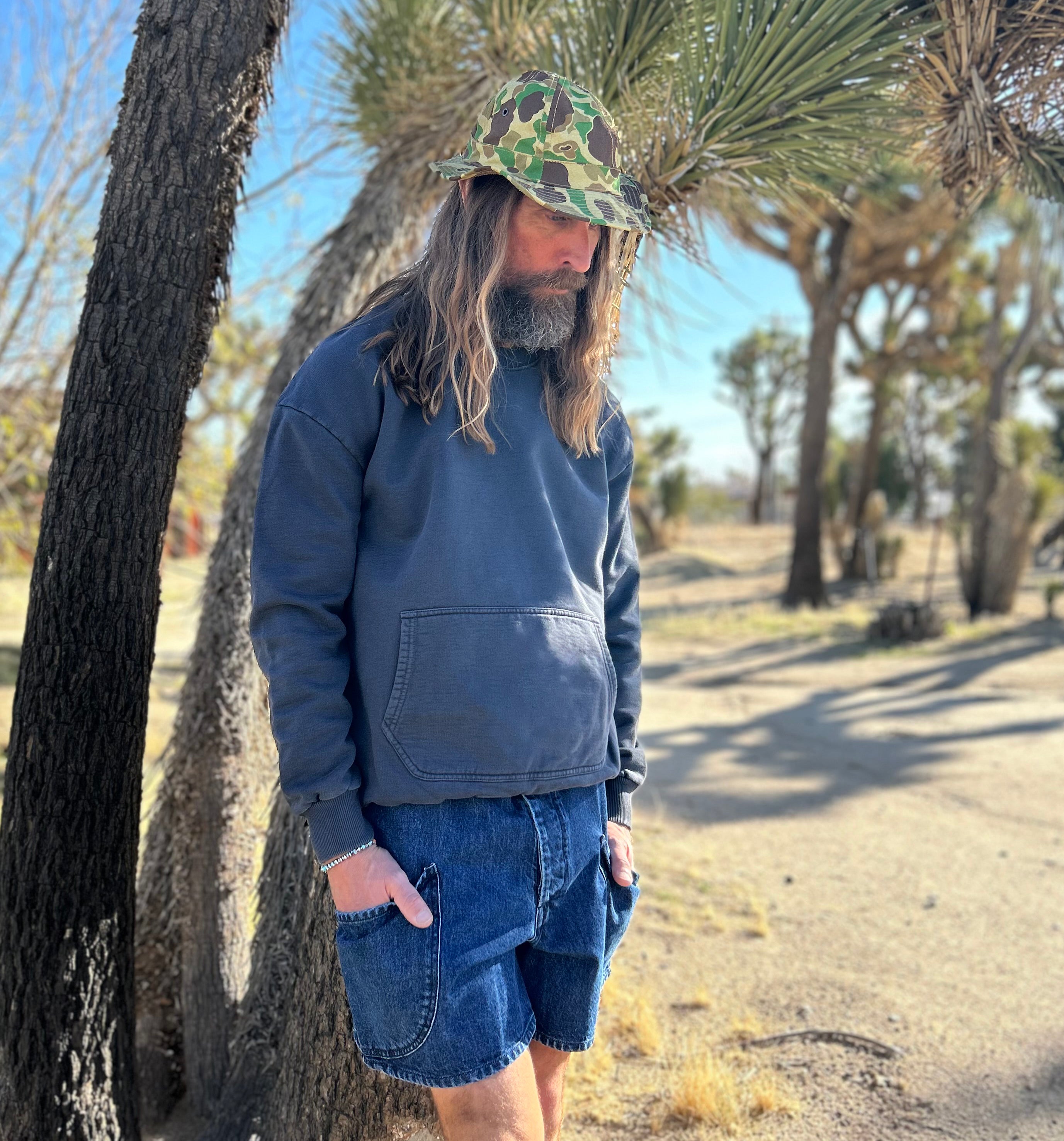 Vintage Pocket Crew Sweatshirt