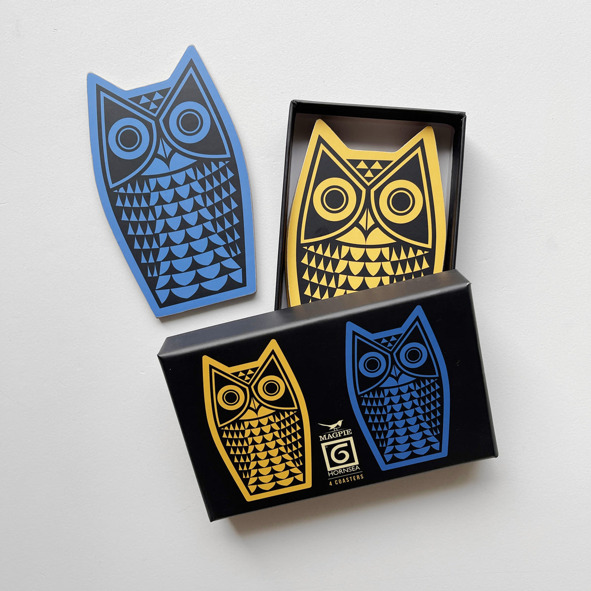 HORNSEA OWL COASTER SET