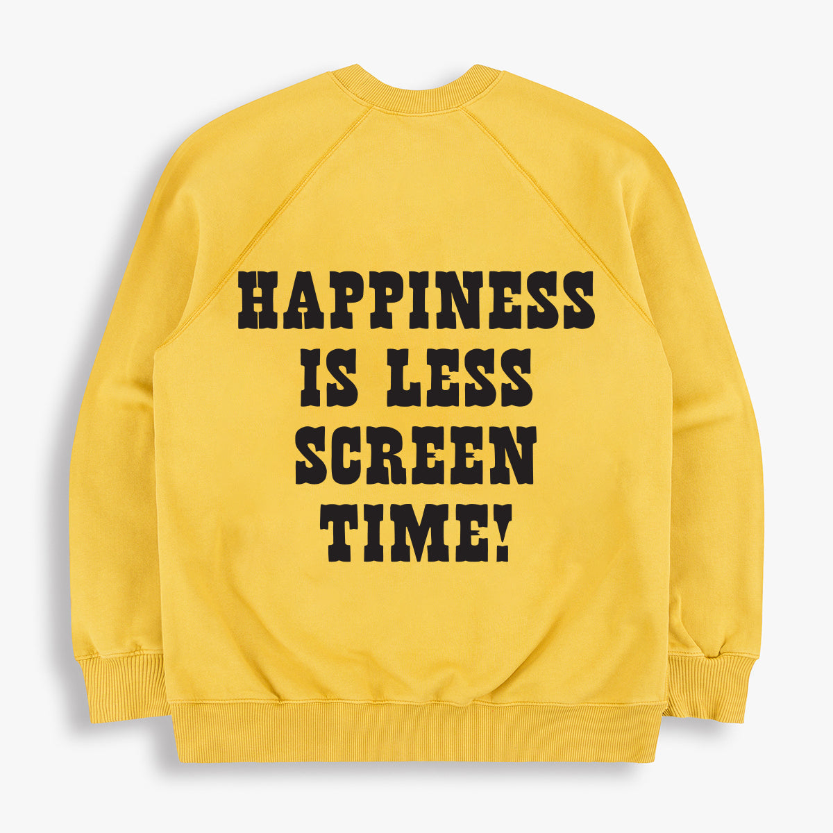 HAPPINESS IS LESS SCREEN TIME
