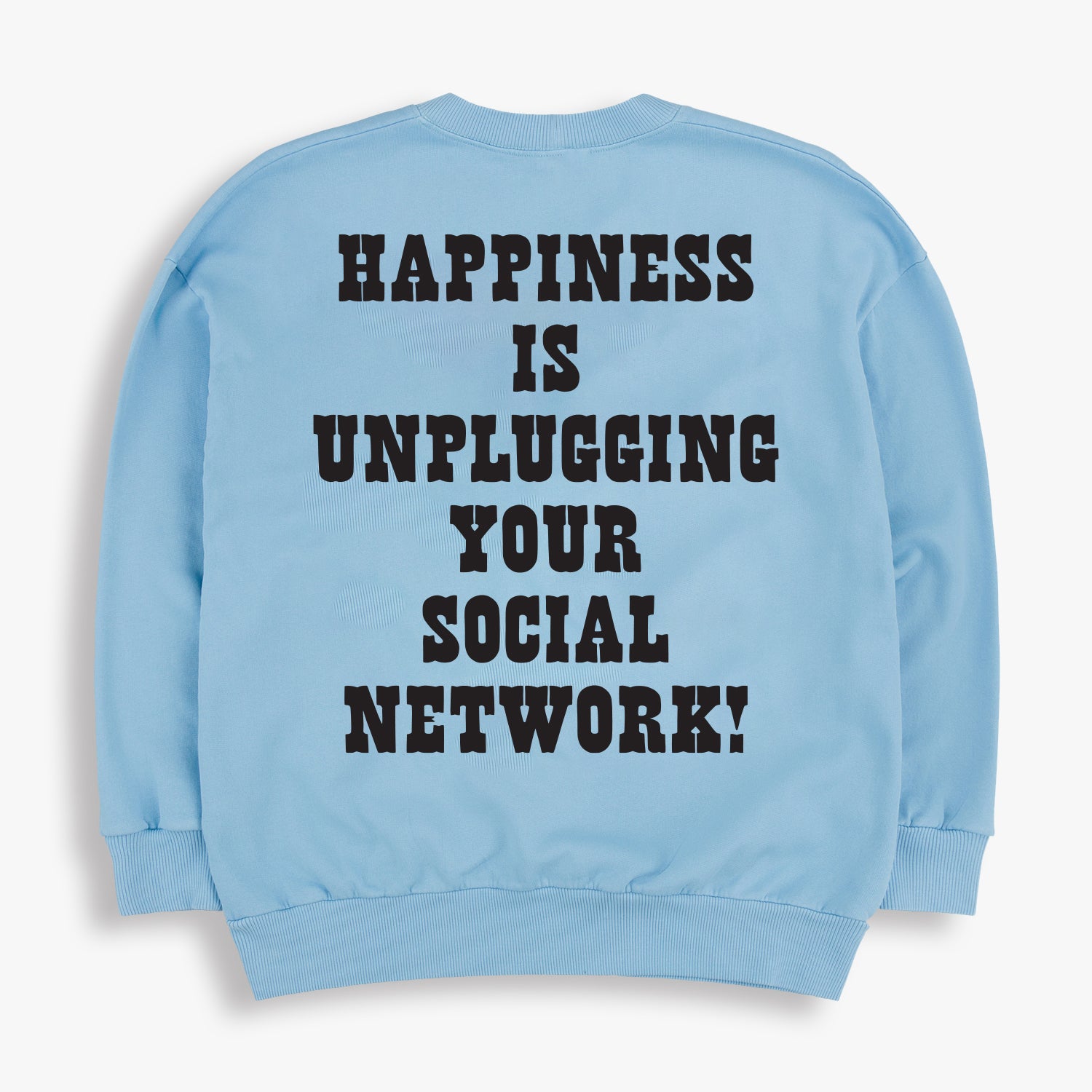 HAPPINESS IS UNPLUGGING FROM THE SOCIAL NETWORK