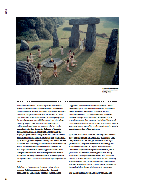 TSPTR JOURNAL presents THE WICKER MAN