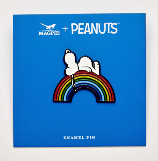 RAINBOW SNOOPY ENAMEL PIN