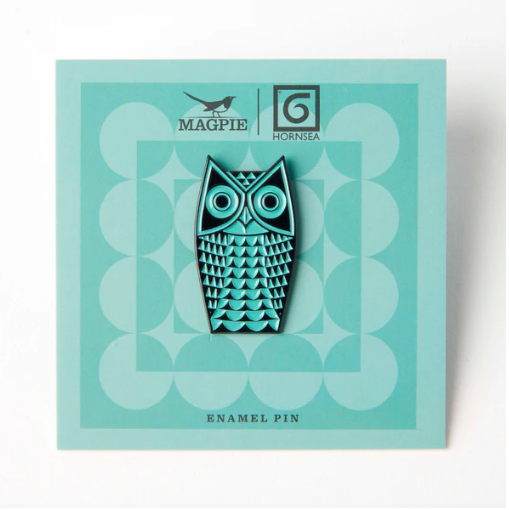 HORNSEA OWL ENAMEL PIN