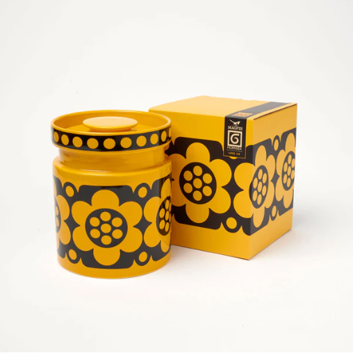 HORNSEA FLOWER COOKIE JAR