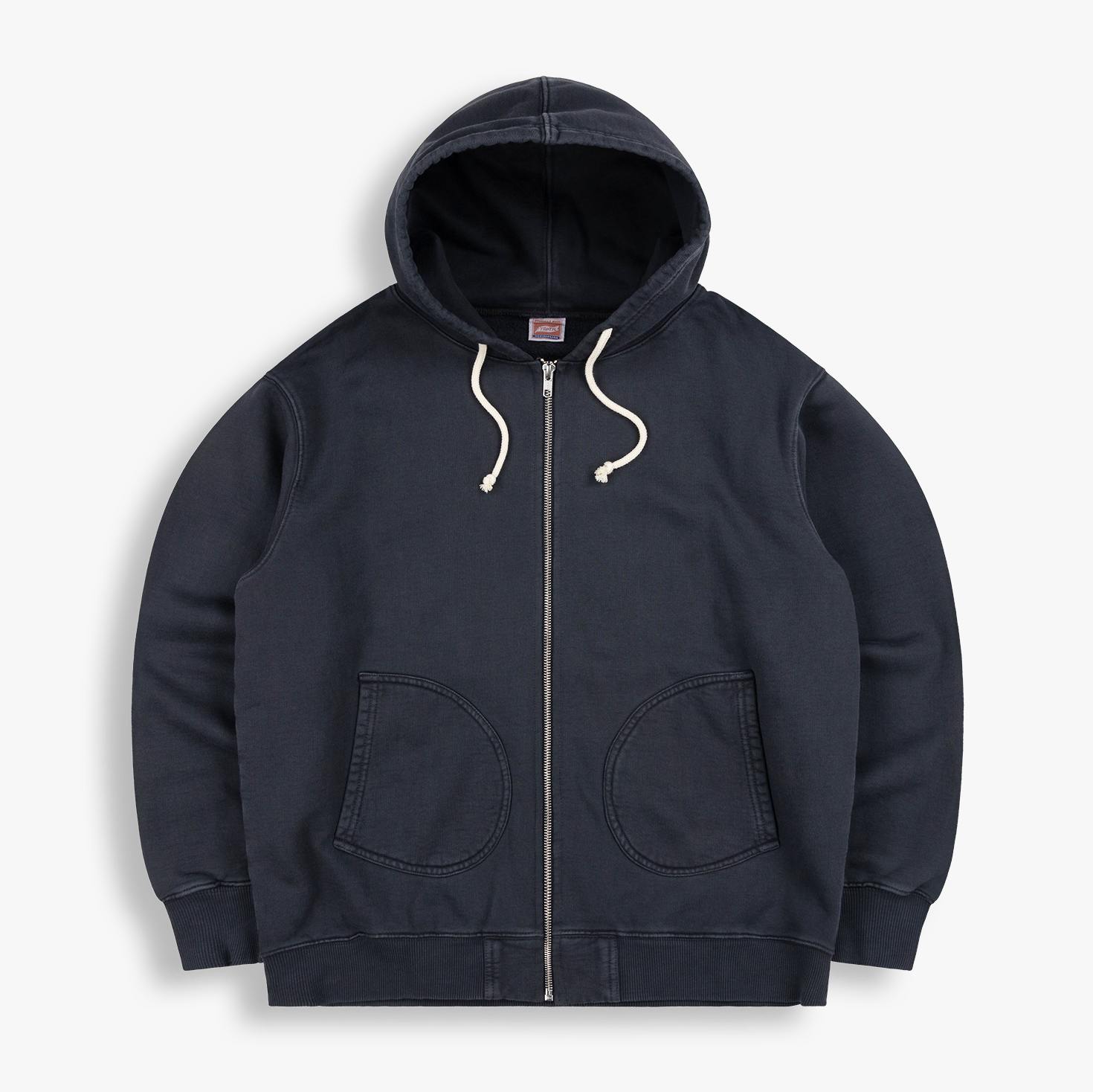 Zip Thru Parka Hooded Sweatshirt