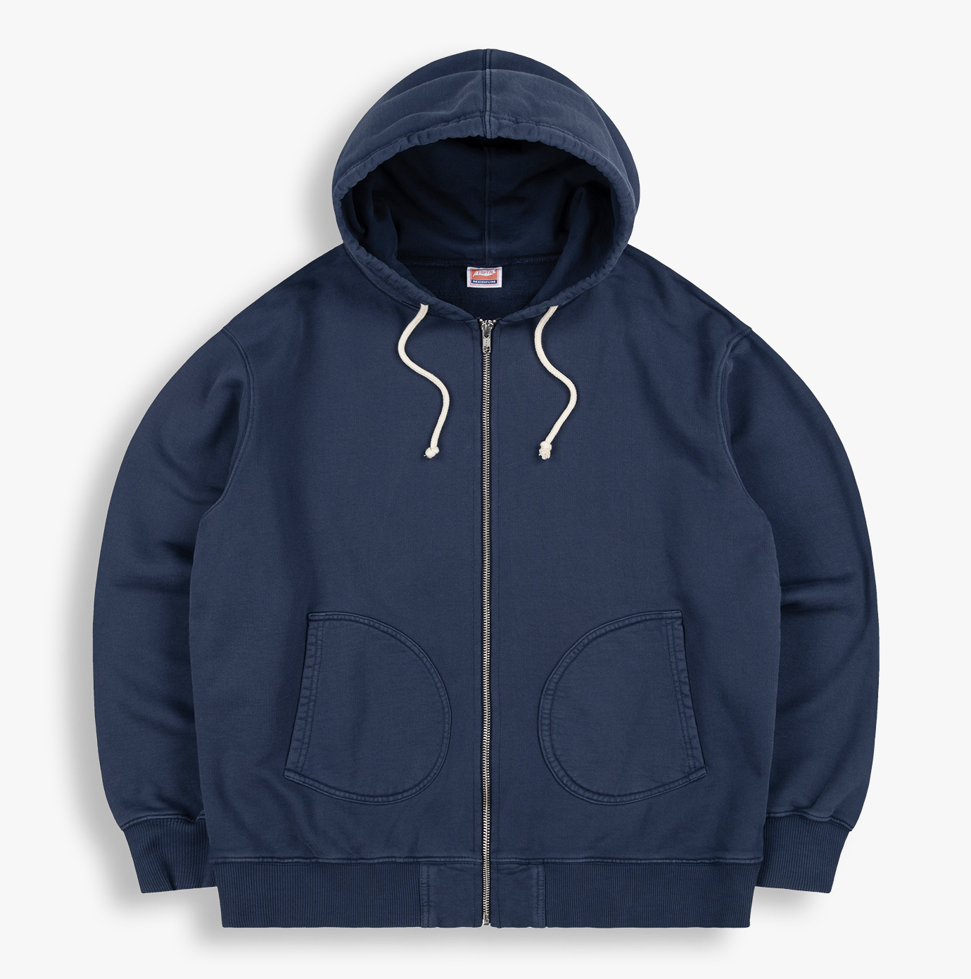 Zip Thru Parka Hooded Sweatshirt