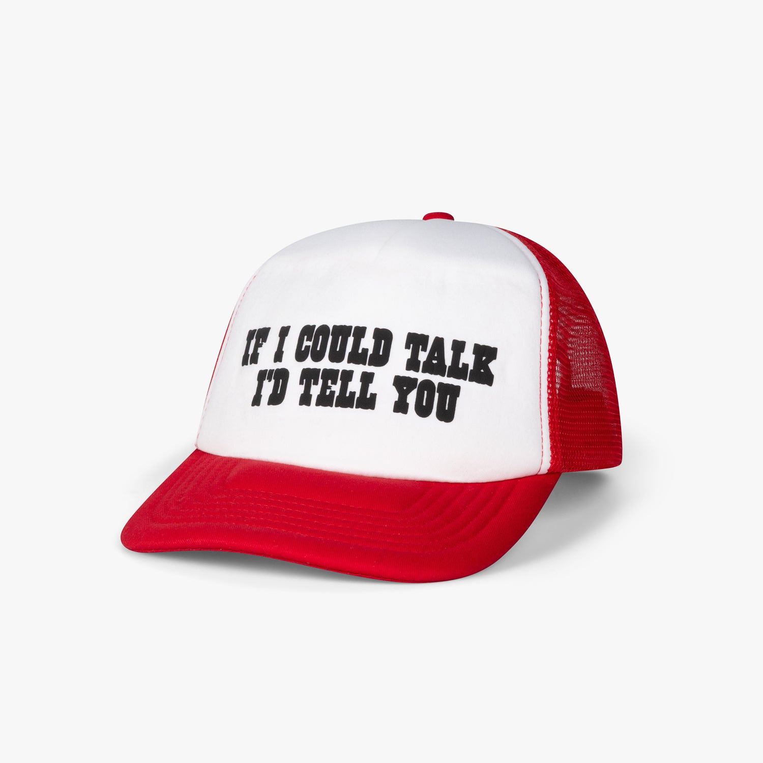 IF I COULD TALK Trucker Hat
