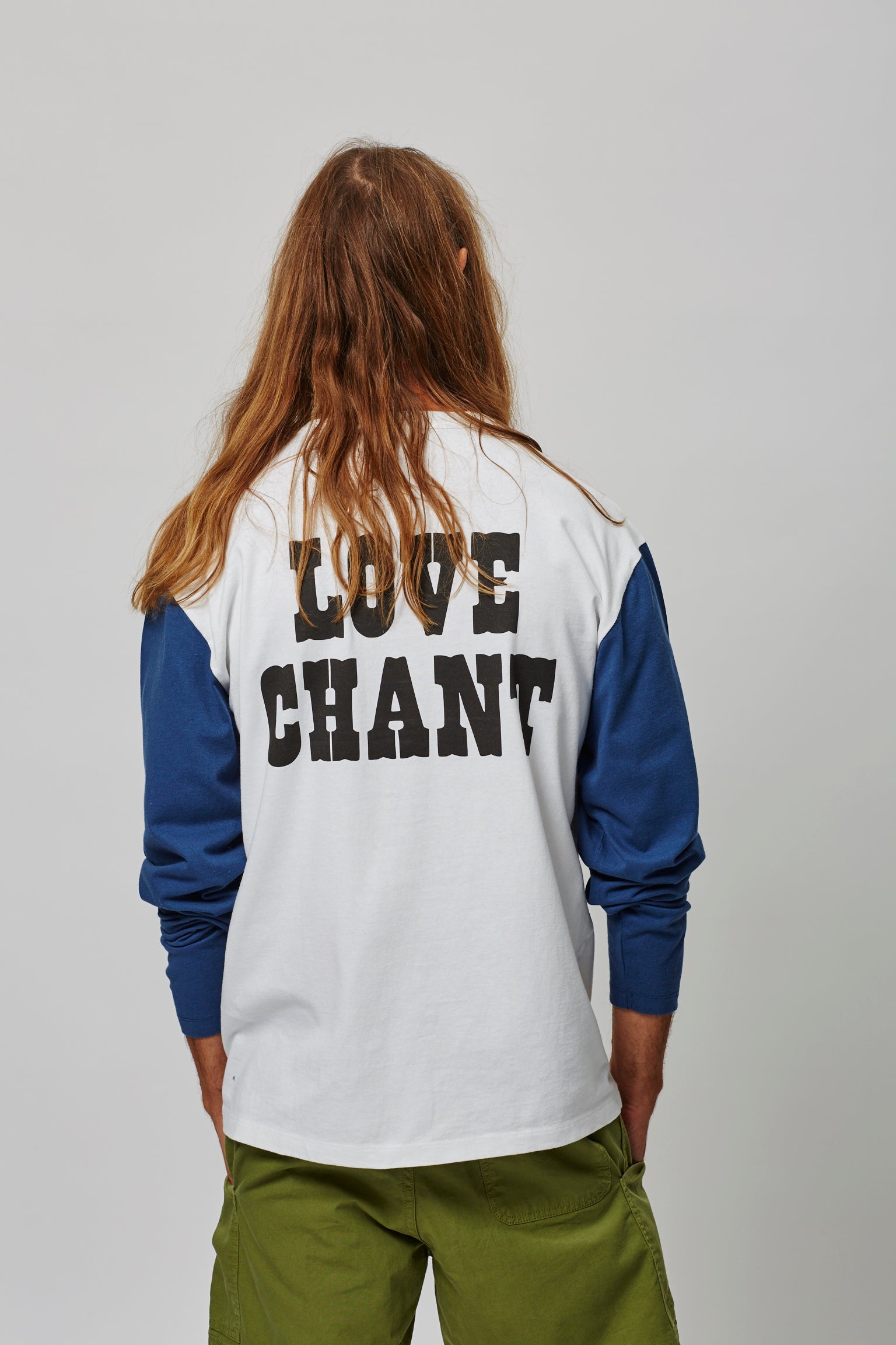 LOVE CHANT BASEBALL TEE