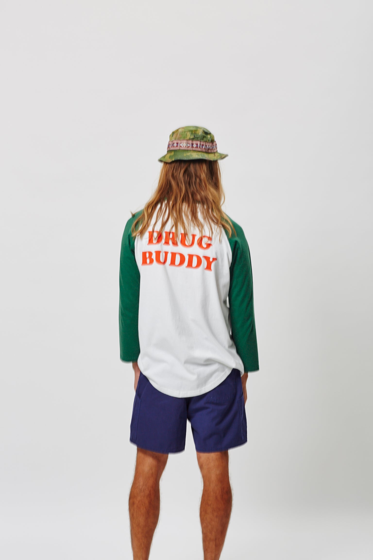 DRUG BUDDY BASEBALL TEE