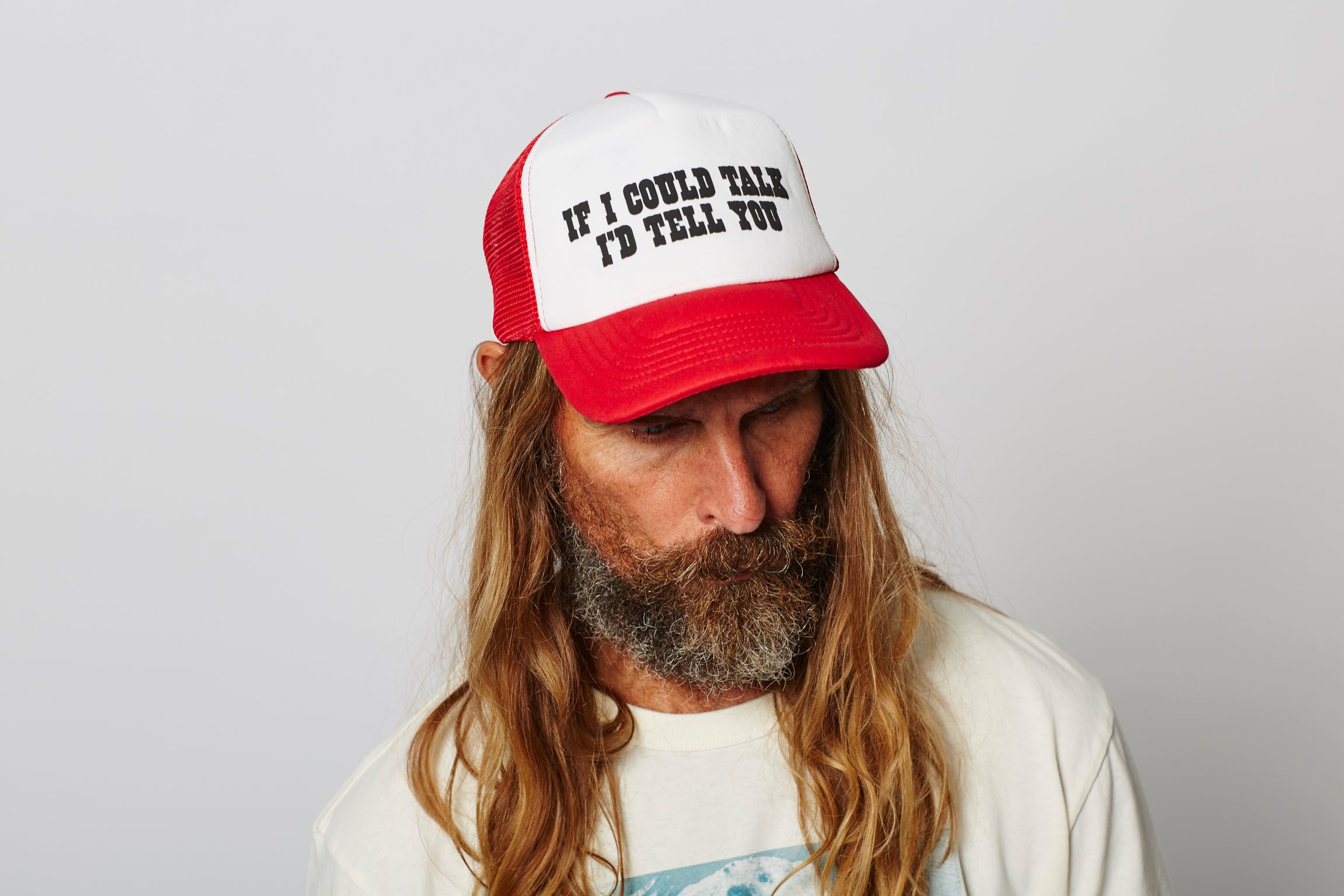 IF I COULD TALK Trucker Hat