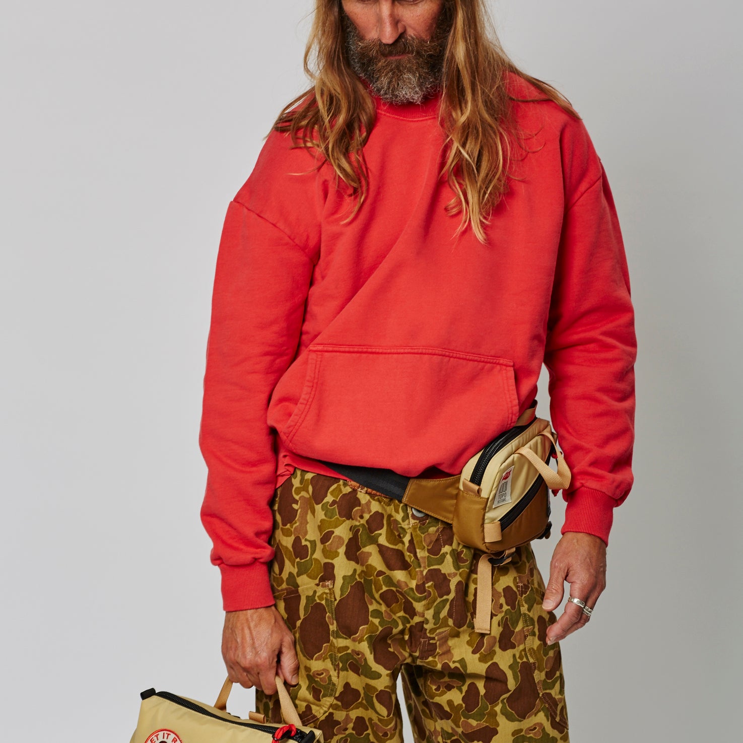 Vintage Pocket Crew Sweatshirt