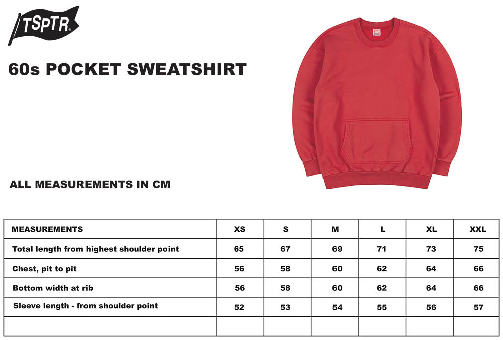 Vintage Pocket Crew Sweatshirt