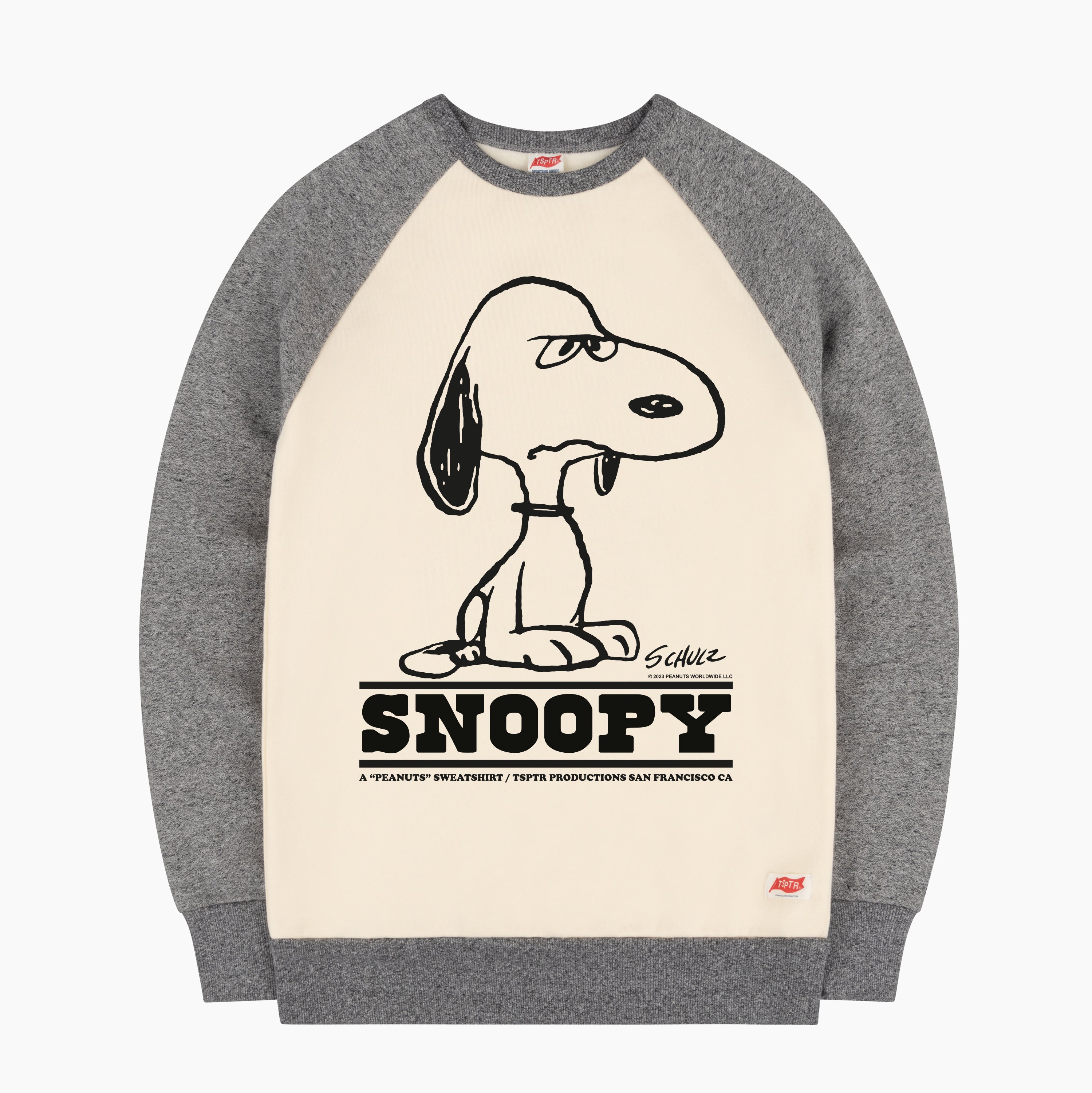 Snoopy Bite Raglan Sweatshirt