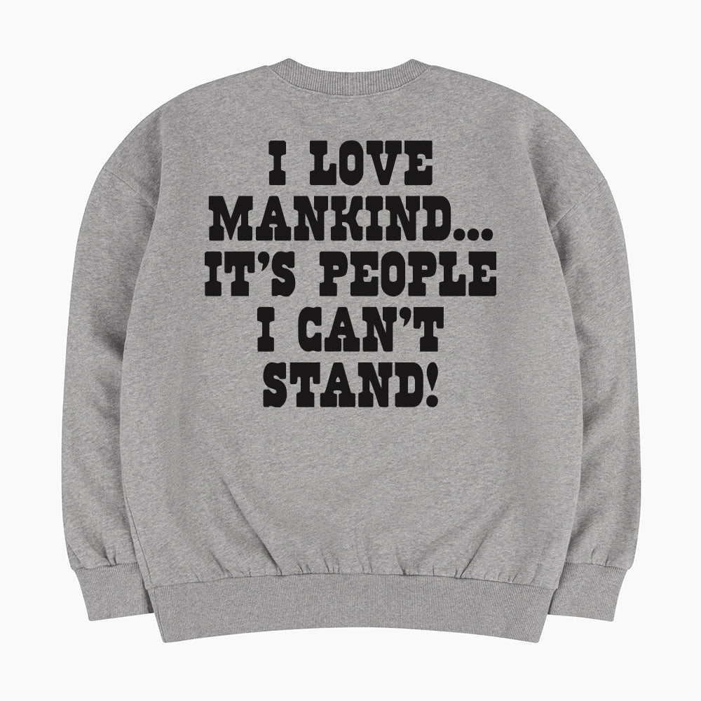 I Love Mankind 60s Sweatshirt
