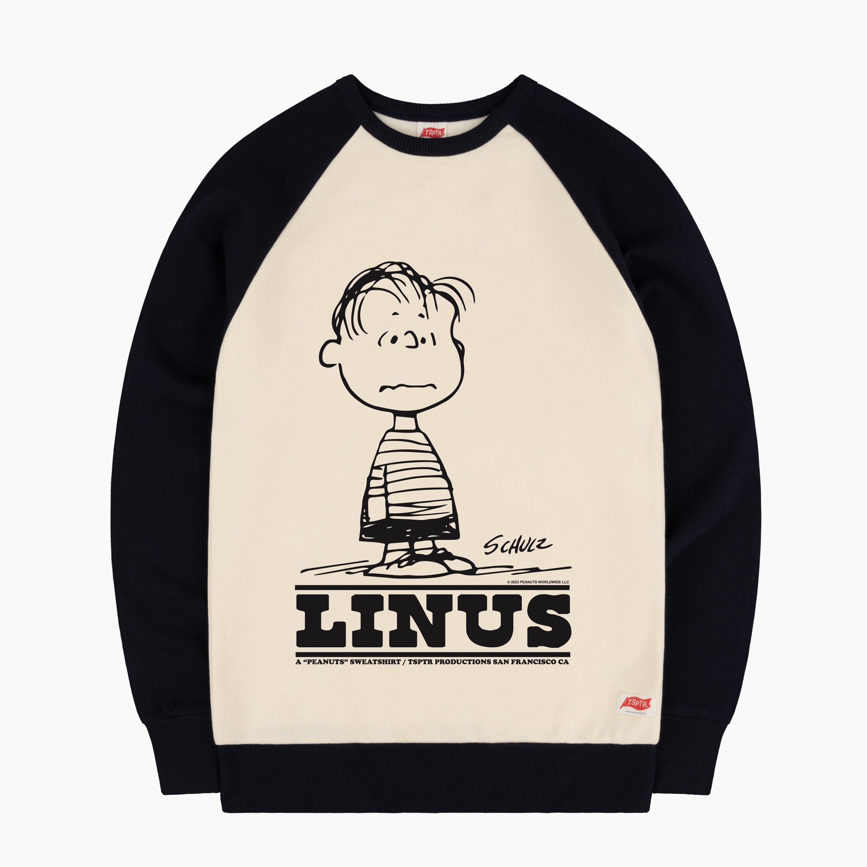 Linus I Love Mankind Raglan Sweatshirt
