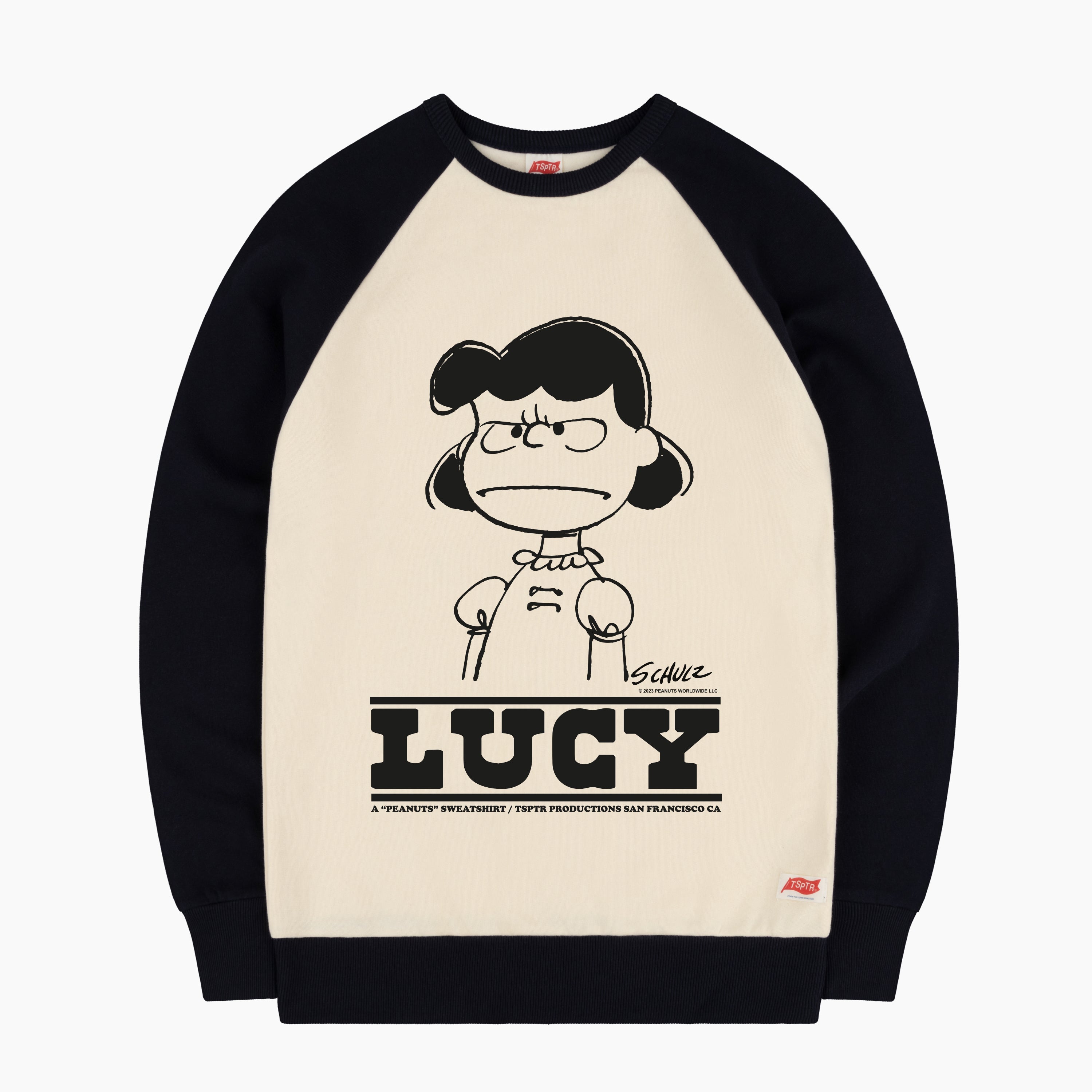 Lucy I Feel Mean Raglan Sweatshirt