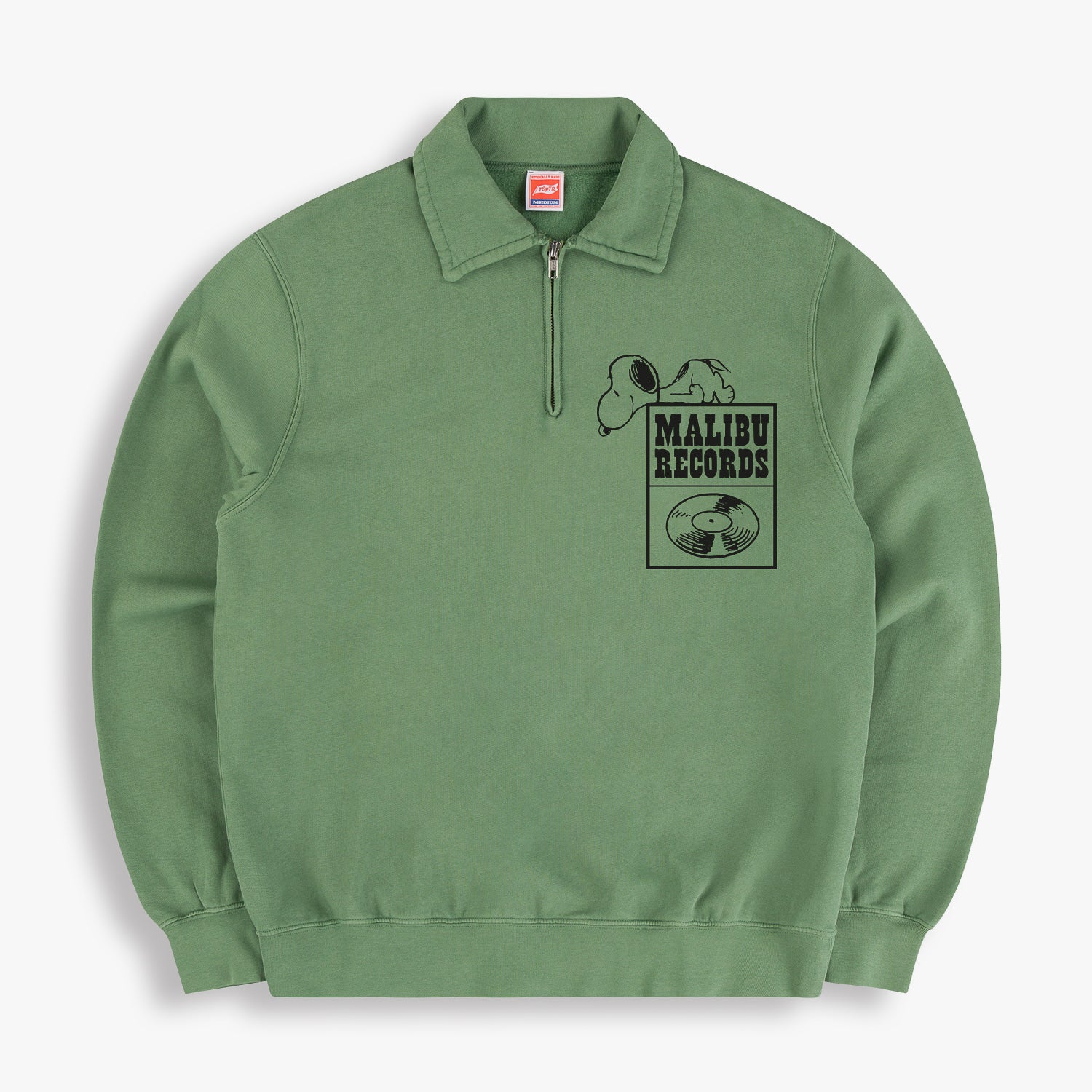 MALIBU RECORDS 1/4 Zip Sweatshirt