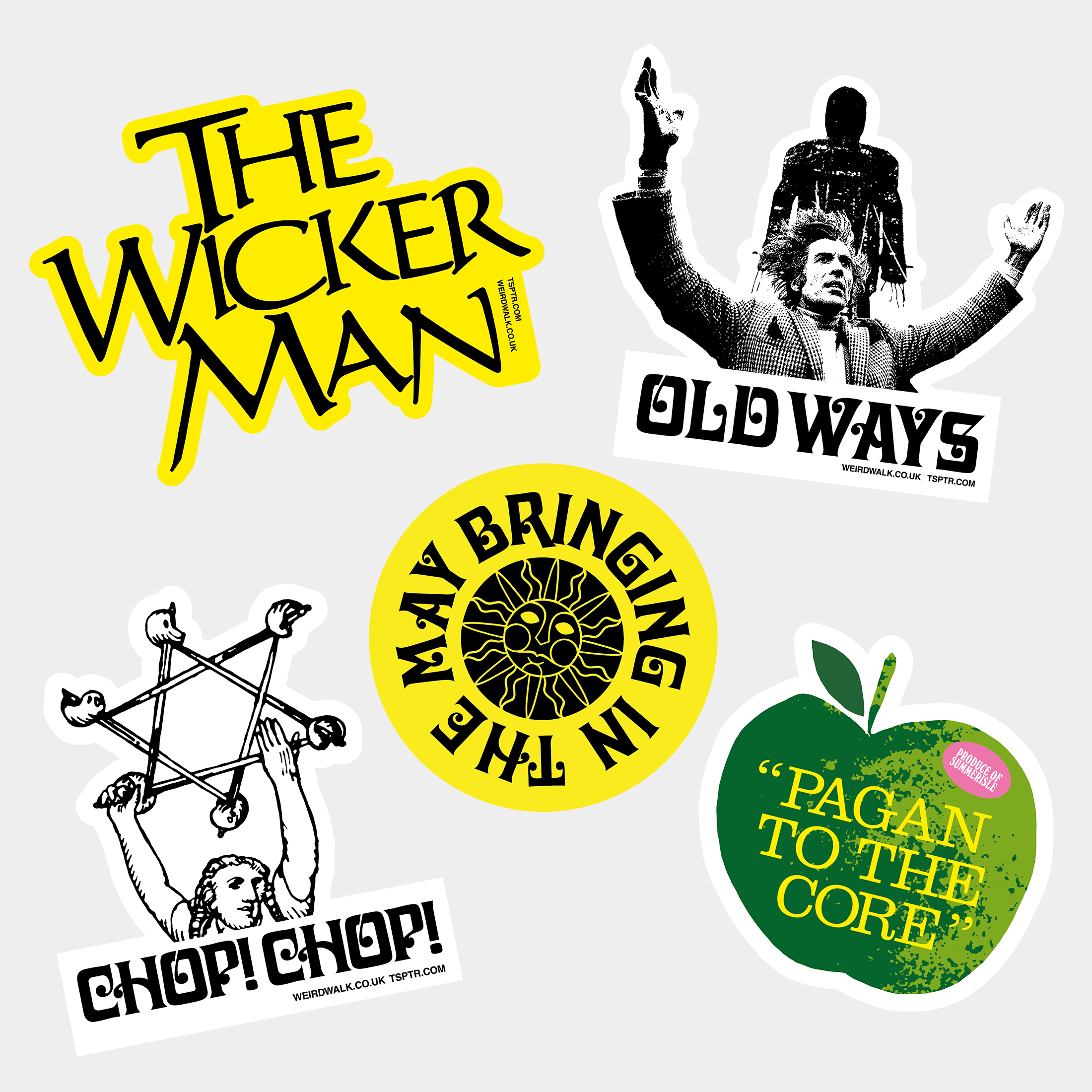 TSPTR x Weird Walk Wicker Man Sticker Pack 1