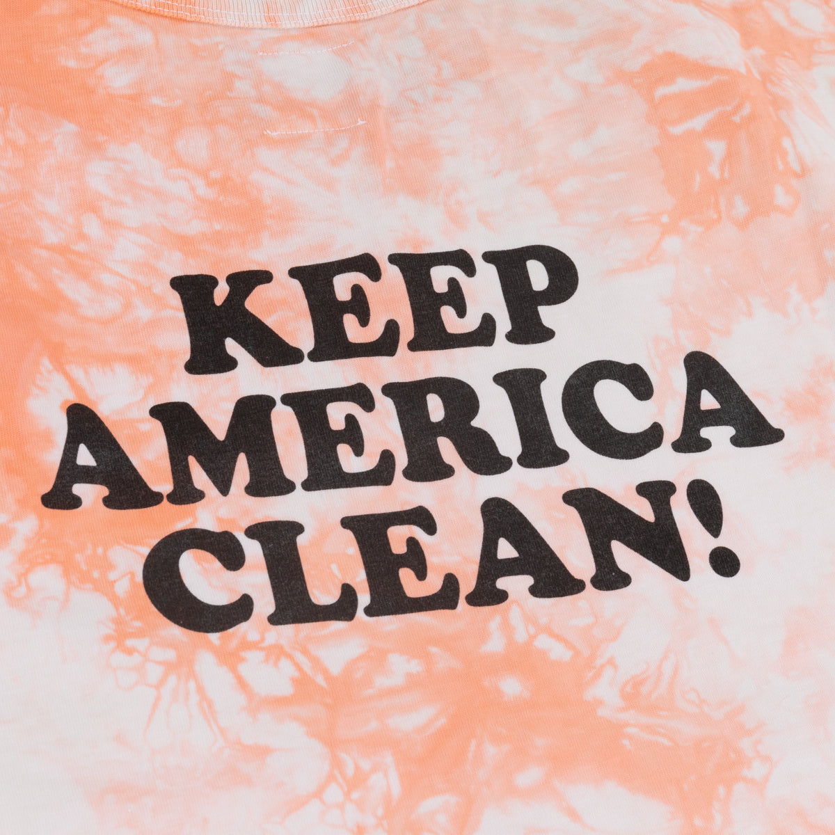 KEEP AMERICA CLEAN TIE DYE TEE