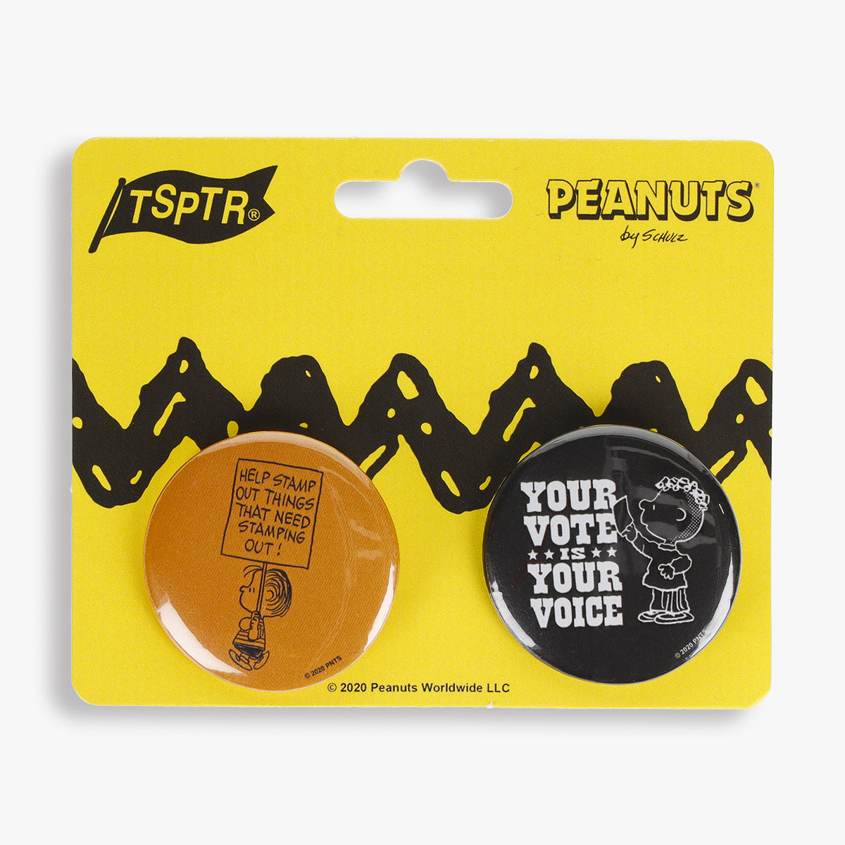TSPTR x Peanuts Vote! Pin Pack