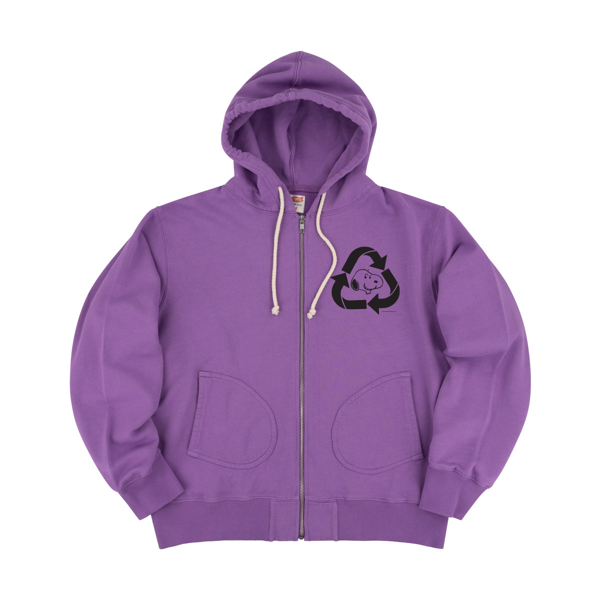 SNOOPY RECYCLE Zip Hood