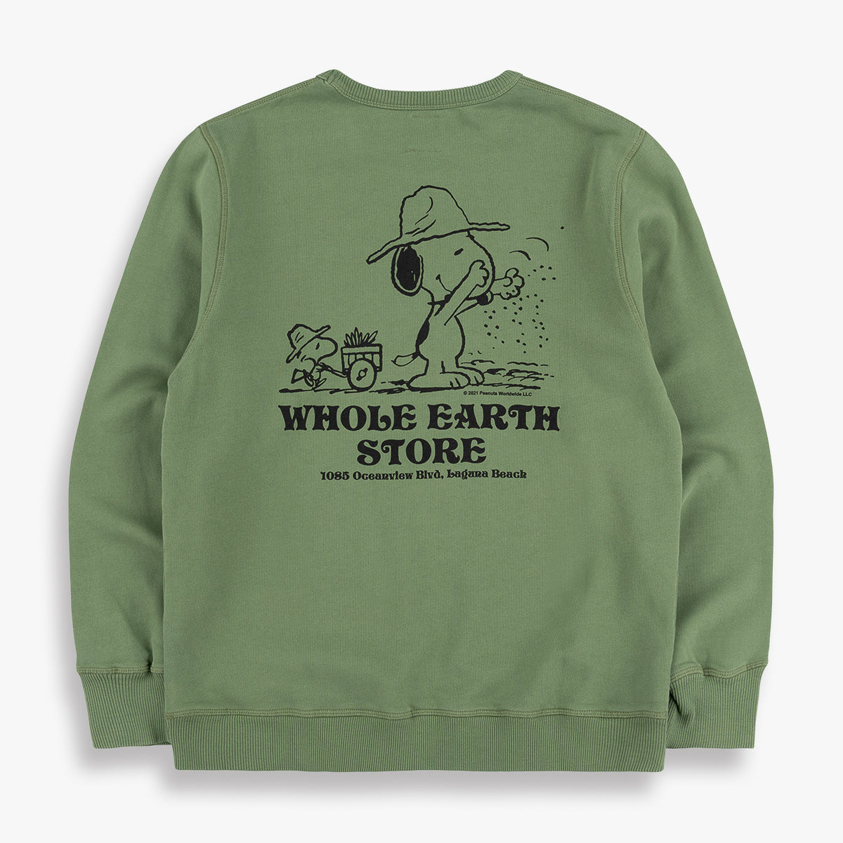 SNOOPY WHOLE EARTH Sweatshirt