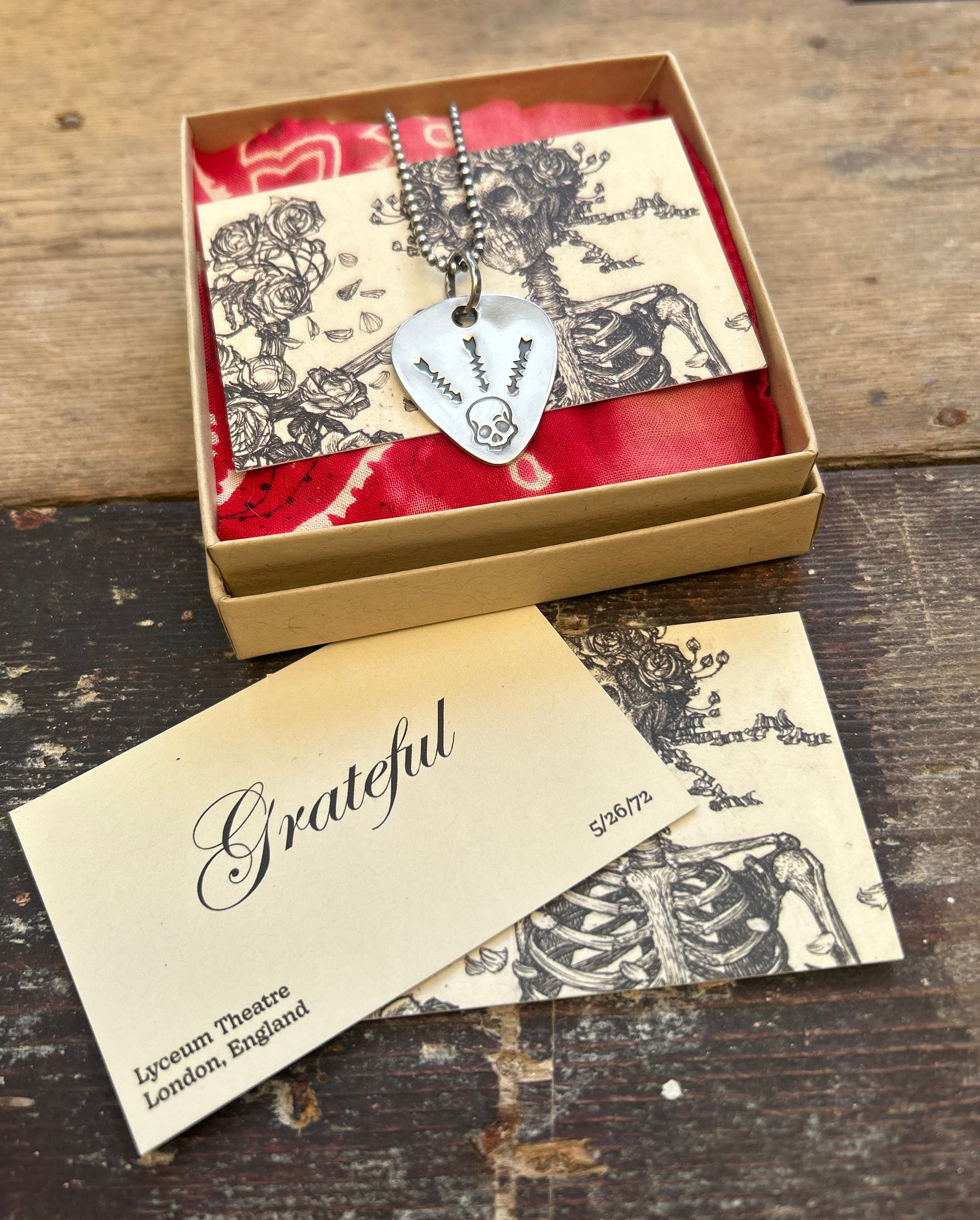 TSPTR x STORMCROWSILVER DeadHead Necklace