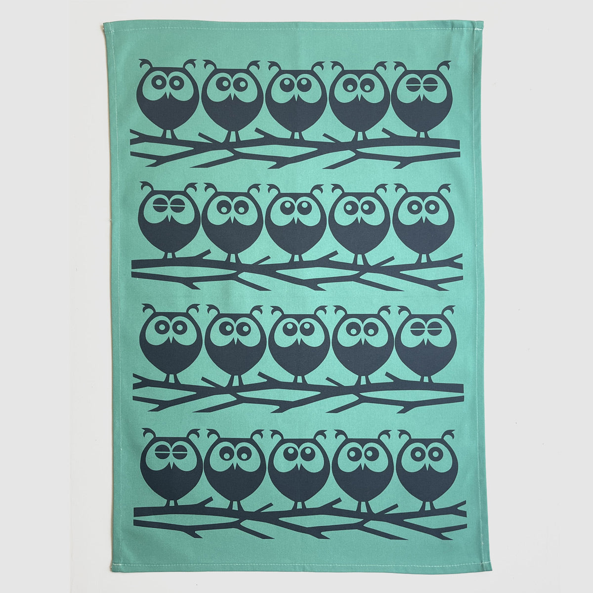 HORNSEA OWLS TEA TOWEL