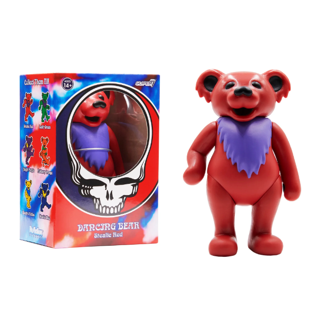 GRATEFUL DEAD RED BEAR