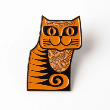 HORNSEA CAT ENAMEL PIN
