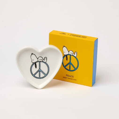 PEANUTS PEACE TRINKET DISH