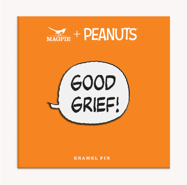 PEANUTS GOOD GRIEF! ENAMEL PIN