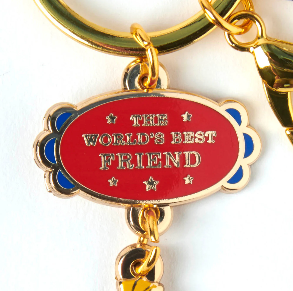 PEANUTS WORLDS BEST FRIEND KEYRING