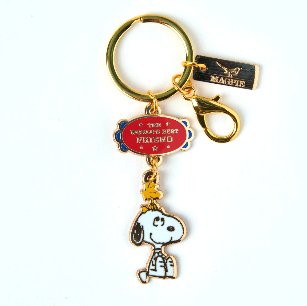 PEANUTS WORLDS BEST FRIEND KEYRING