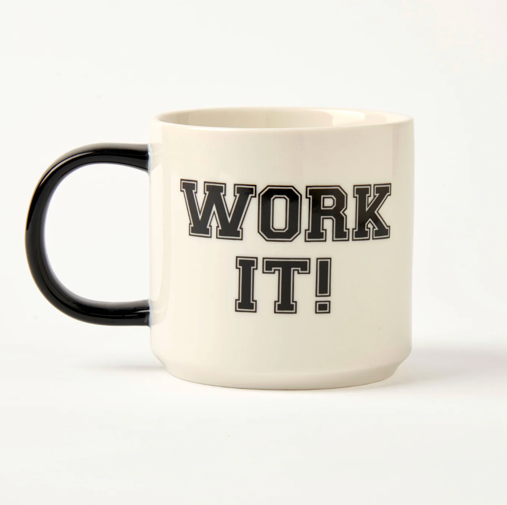 PEANUTS WORK IT! MUG