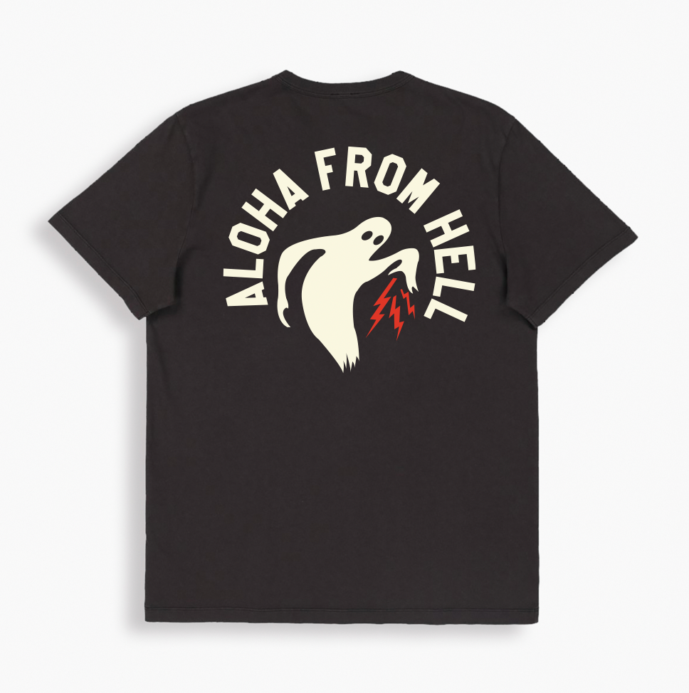 ALOHA FROM HELL Pocket Tee