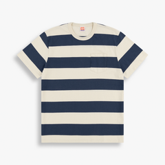 BORDER STRIPE POCKET TEE | TSPTR