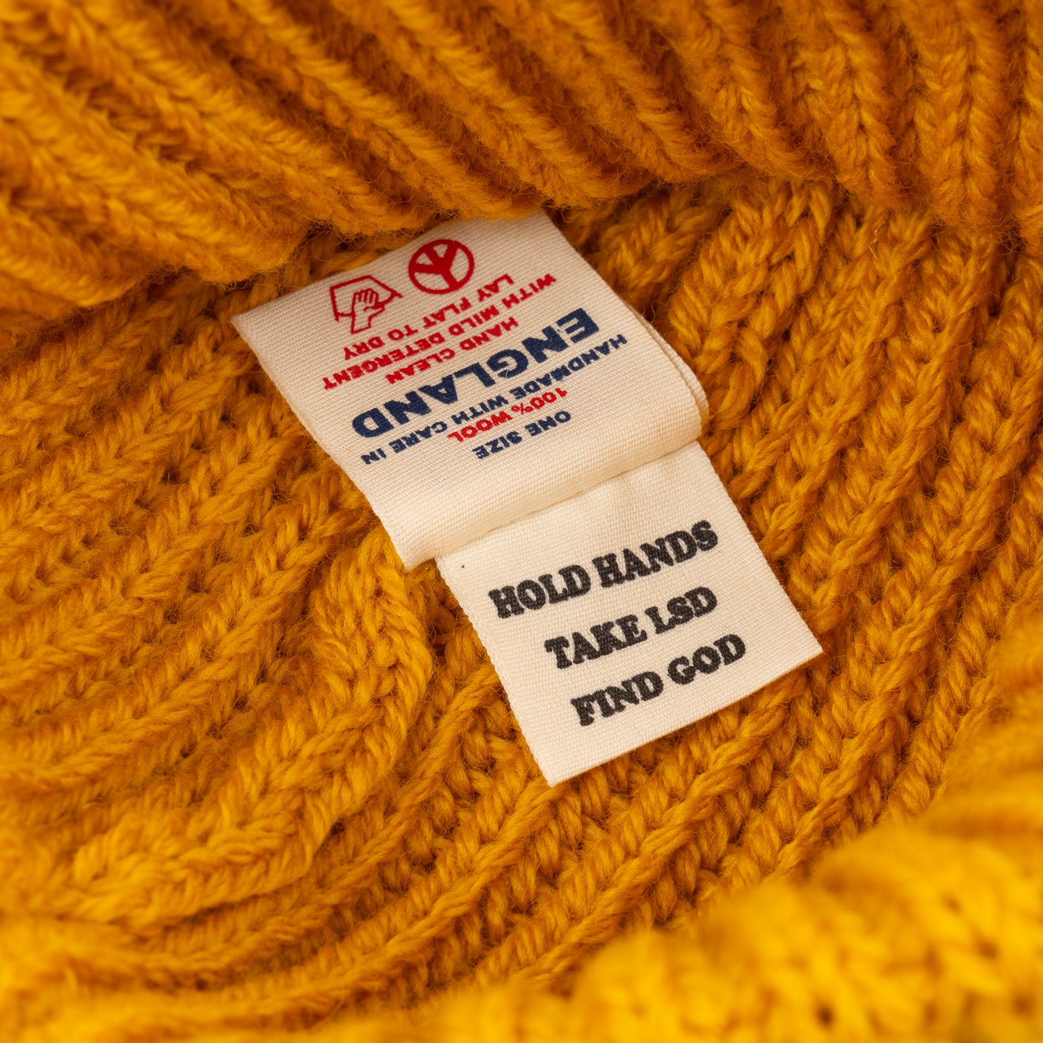 ZUMA Slub Knit Hat - Ochre