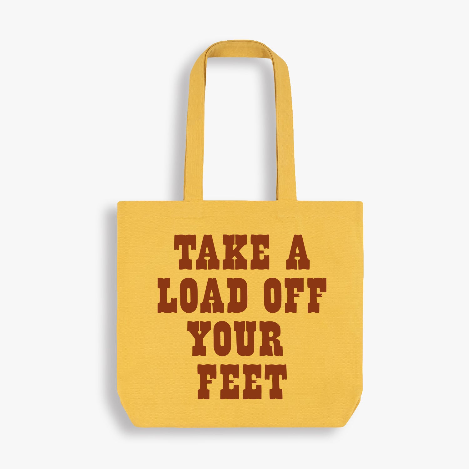 TAKE A LOAD OFF Large Tote Bag