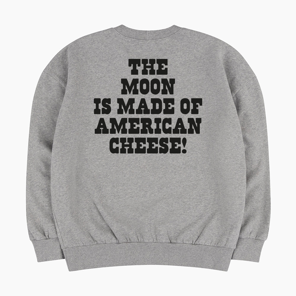 The Moon Is Made Of American Cheese 60s Sweatshirt