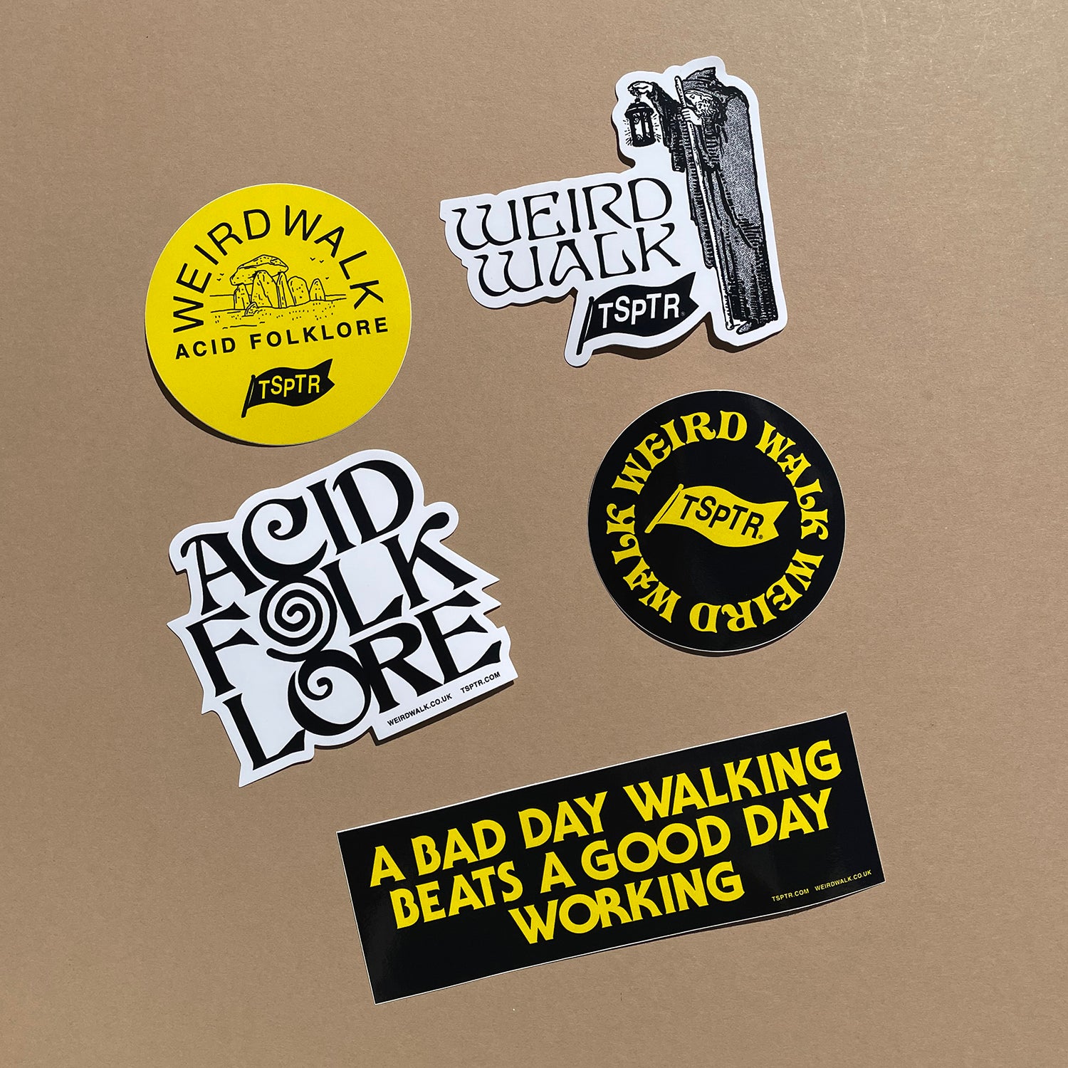 TSPTR x Weird Walk Sticker Pack