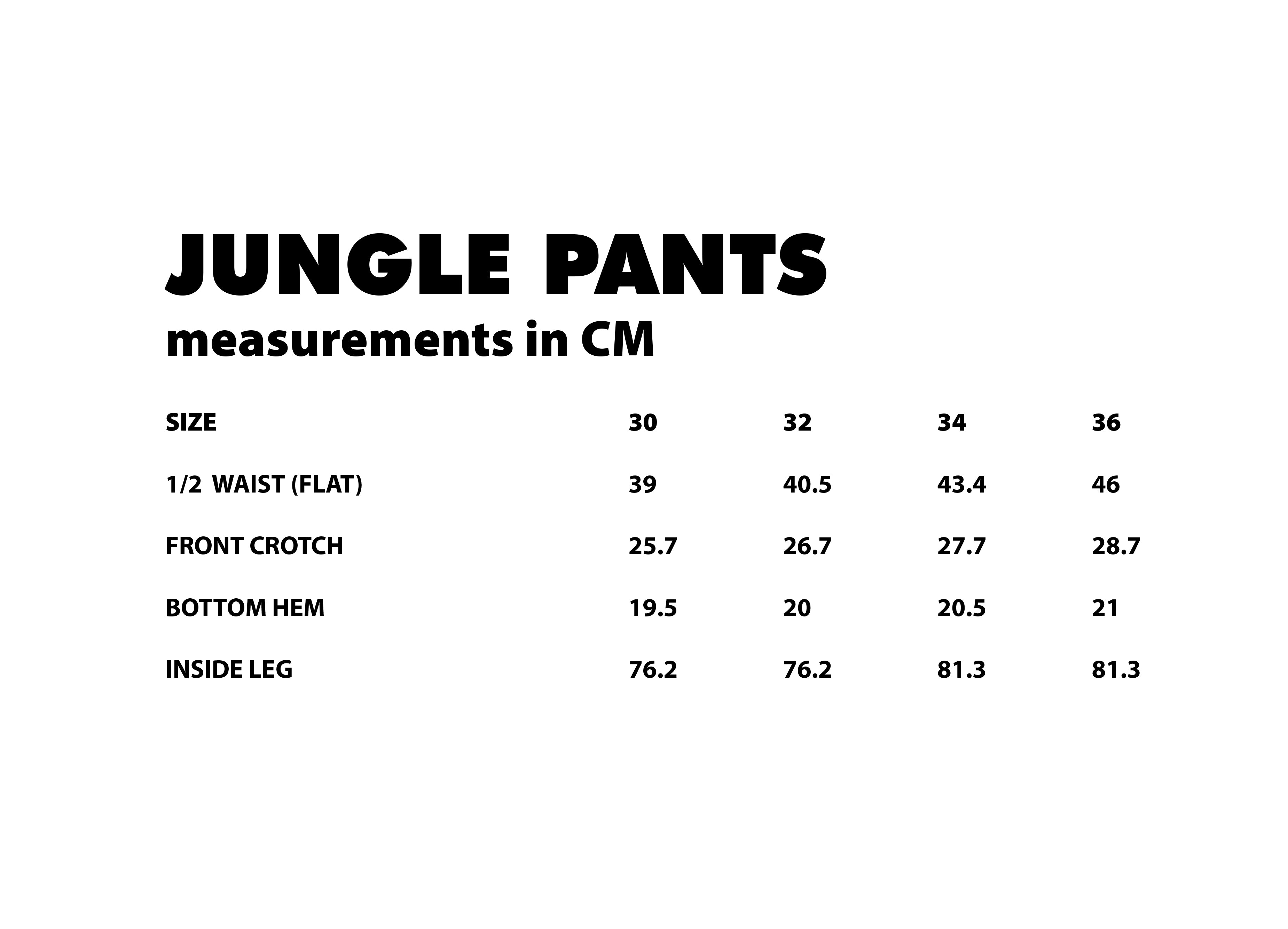 Jungle Pants - Camo