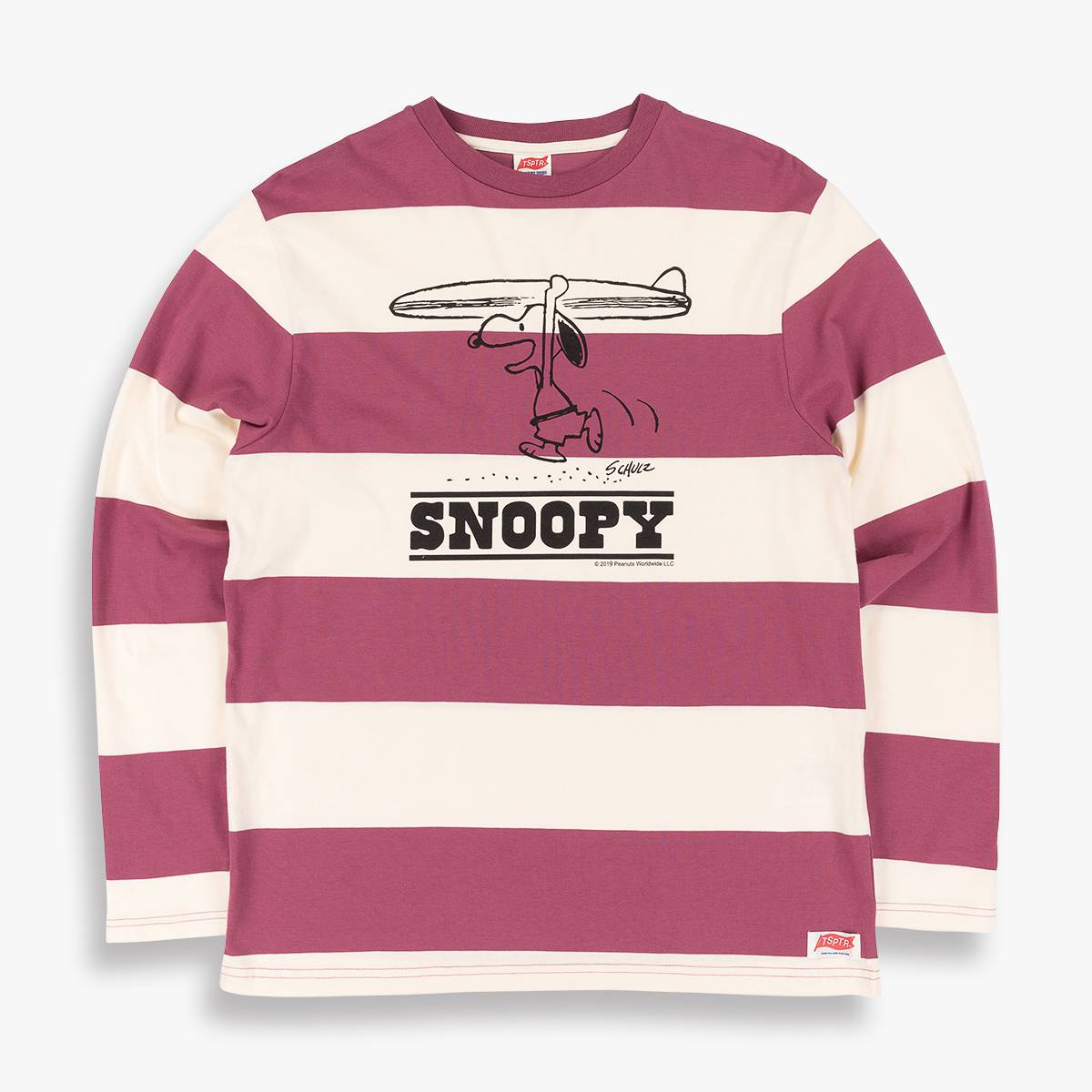 Snoopy Surf's Up LS Border Tee