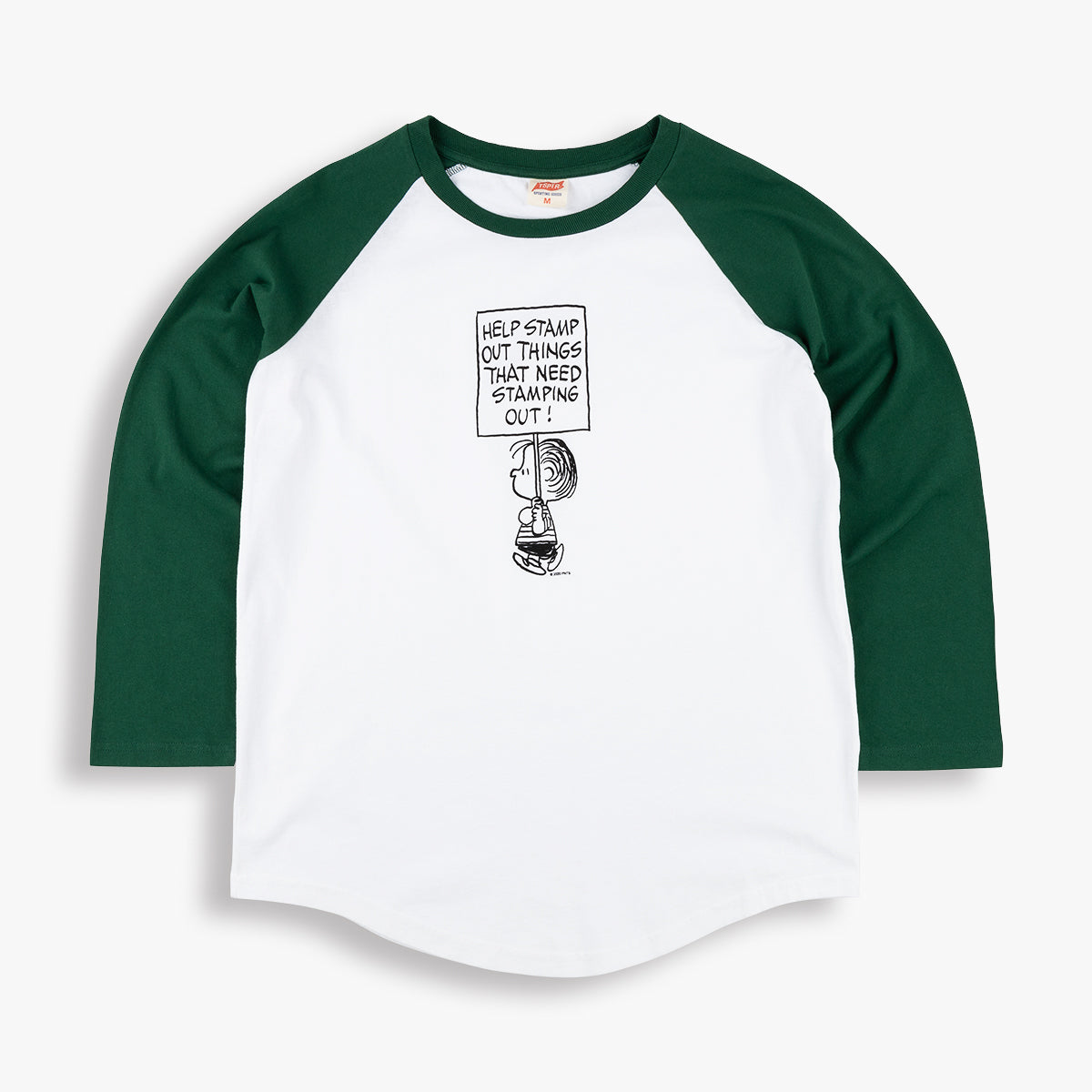 STAMP IT OUT BASEBALL TEE
